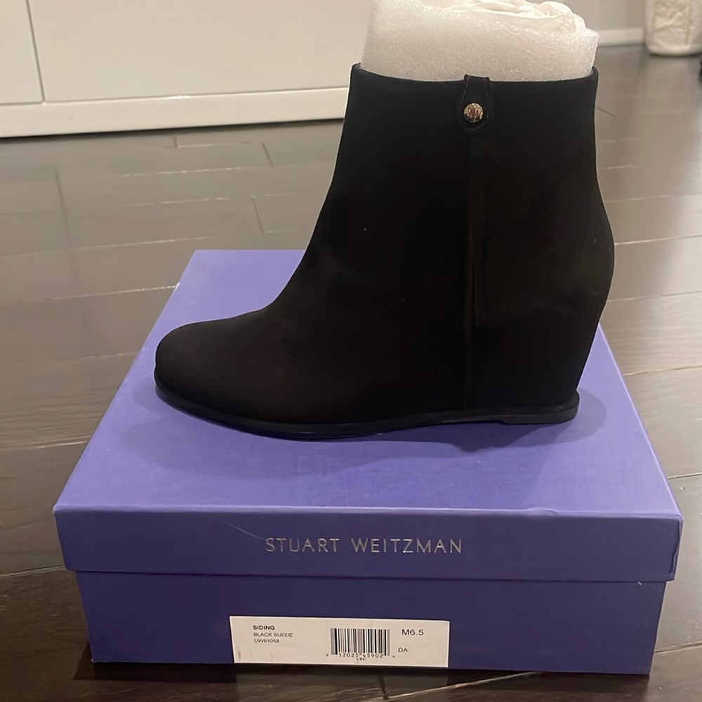 Stuart Weitzman Suede Booties